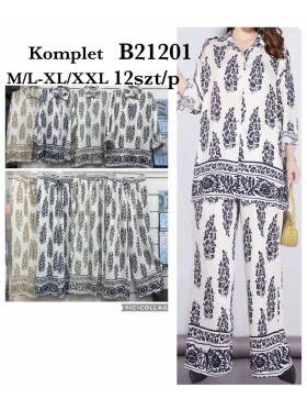 Komplety damskie , size m-2xl, paczka 12szt,mix kolor