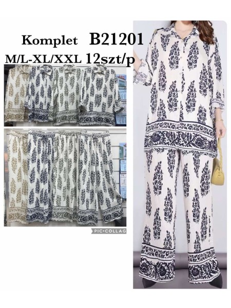Komplety damskie , size m-2xl, paczka 12szt,mix kolor
