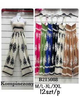 Kombinezony damskie , size m-2xl, paczka 12szt,mix kolor