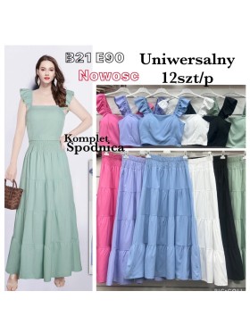 Komplety damskie , size uni, paczka 12szt,mix kolor
