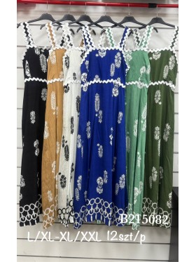 Sukienki damskie , size l-2xl, paczka 12szt,mix kolor