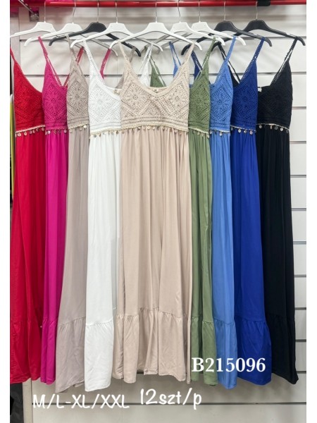 Sukienki damskie , size m-2xl, paczka 12szt,mix kolor