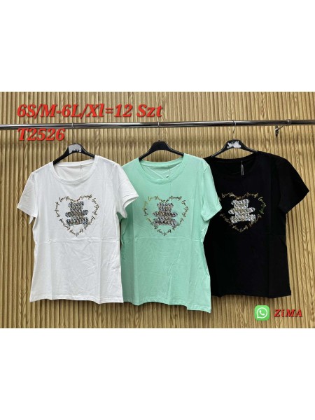 Bluzki damskie , size S-XL ,paczka 12szt ,MIX kolor