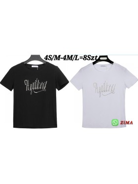 Bluzki damskie , size S-L ,paczka 8szt ,MIX kolor