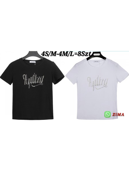 Bluzki damskie , size S-L ,paczka 8szt ,MIX kolor