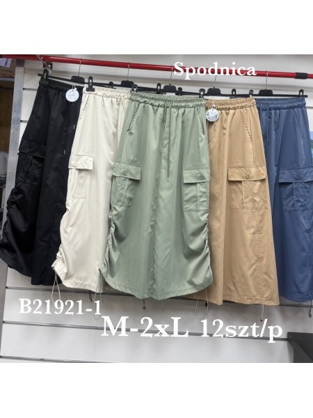 Spódnica długa damskie , size m-2xl, paczka 12szt,mix kolor