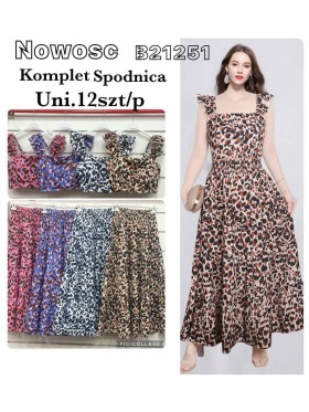 Komplety damskie , size uni, paczka 12szt,mix kolor