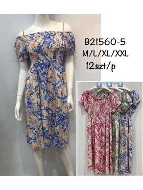 Sukienki damskie , size m-2xl, paczka 12szt,mix kolor