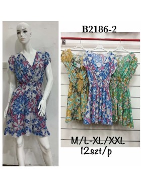 Sukienki damskie , size m-2xl, paczka 12szt,mix kolor
