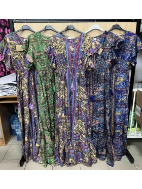 Sukienki jedwad  damskie , size UNI ,paczka 5szt ,MIX kolor