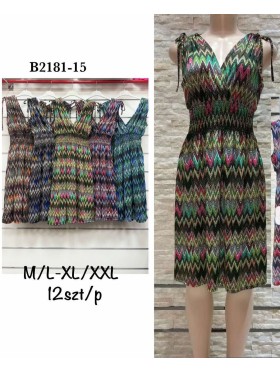 Sukienki damskie , size m-2xl, paczka 12szt,mix kolor