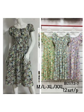 Sukienki damskie , size m-2xl, paczka 12szt,mix kolor