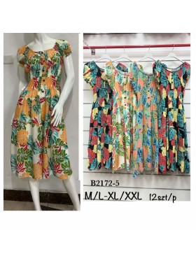 Sukienki damskie , size m-2xl, paczka 12szt,mix kolor