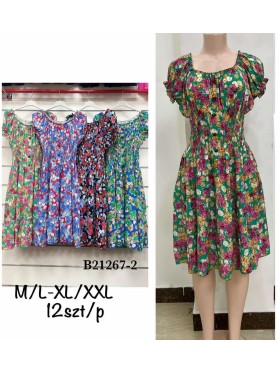 Sukienki damskie , size m-2xl, paczka 12szt,mix kolor