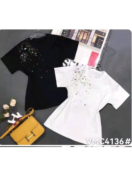 Bluzki damskie , size s-l, paczka 12szt, mix kolor