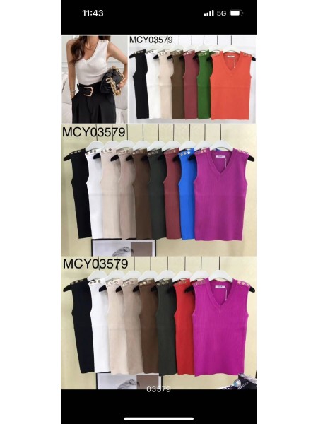 Bluzki damskie , size uni, paczka 12szt, mix kolor