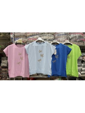 Bluzki damskie , size uni, paczka 8szt, mix kolor