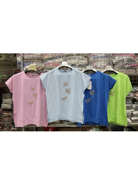 Bluzki damskie , size uni, paczka 8szt, mix kolor