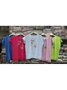 Bluzki damskie , size uni, paczka 8szt, mix kolor