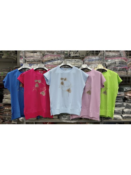 Bluzki damskie , size uni, paczka 8szt, mix kolor