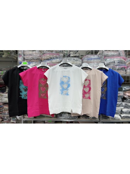 Bluzki damskie , size uni, paczka 10szt, mix kolor