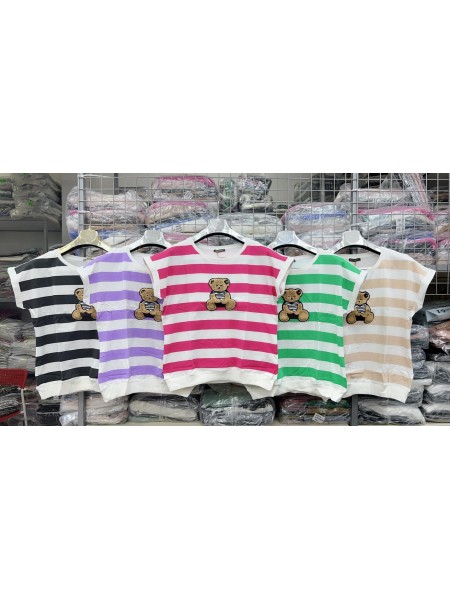 Bluzki damskie , size uni, paczka 12szt, mix kolor