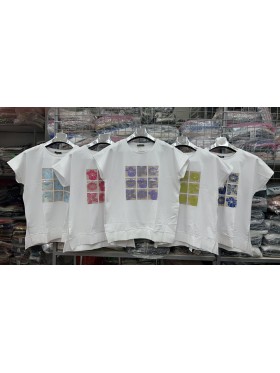 Bluzki damskie , size uni, paczka 10szt, mix kolor