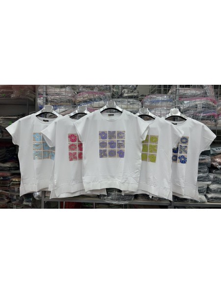 Bluzki damskie , size uni, paczka 10szt, mix kolor
