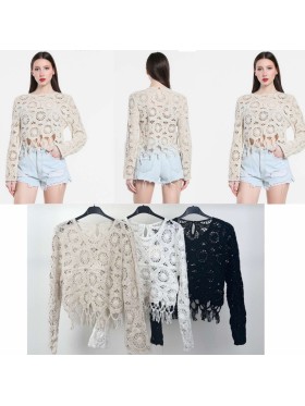 Bluzki damskie , size uni, paczka 6szt, mix kolor