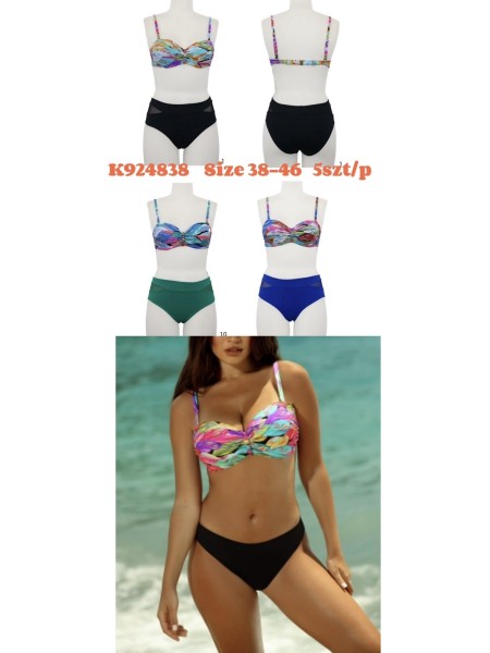 Stroje kąpielowe  damskie , size 38-46, paczka 5szt, 1kolor