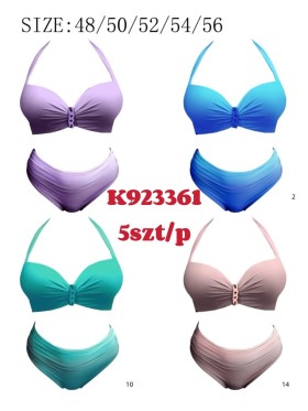 Stroje kąpielowe  damskie , size 48-56, paczka 5szt, 1kolor