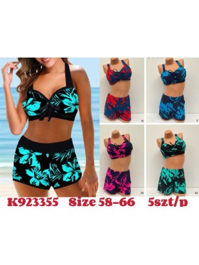 Stroje kąpielowe  damskie , size 58-66, paczka 5szt, 1kolor