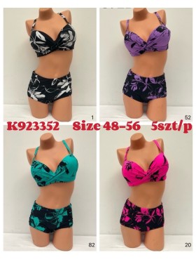 Stroje kąpielowe  damskie , size 48-56, paczka 5szt, 1kolor