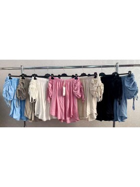 Bluzki damskie wloskie, sizeuni, paczka 6szt,mix kolor
