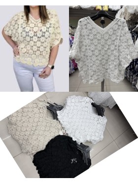 Bluzki damskie wloskie, sizeuni, paczka 6szt,mix kolor