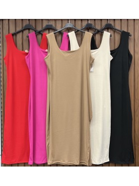 Sukienki damskie wloskie, size uni duzy, paczka 6szt,mix kolor