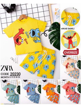 Komplet dzieciece rozm 6-24M, paczka 5szt, 1 kolor