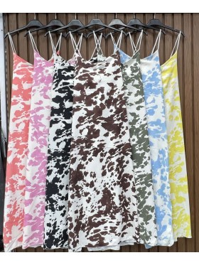 Sukienki damskie wloskie, size uni , paczka 6szt,mix kolor