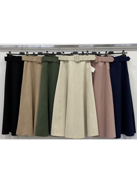 Spódnica damskie wloskie, size uni, paczka 6szt,mix kolor