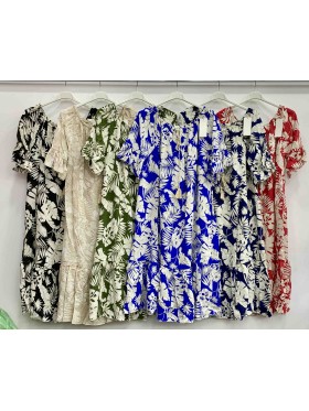 Sukienki damskie wloskie, size uni , paczka 6szt,mix kolor