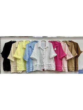 Koszule damskie wloskie, size uni , paczka 6szt,mix kolor