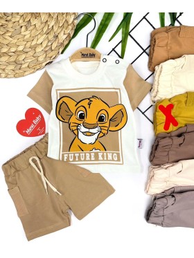 Komplet dzieciece rozm 9-24M, paczka 4szt, 1 kolor