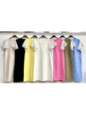 Sukienki damskie wloskie, size uni , paczka 6szt,mix kolor