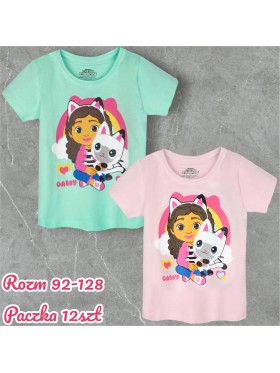 Bluzka dzieciece rozm 92-128, paczka 12szt, mix kolor
