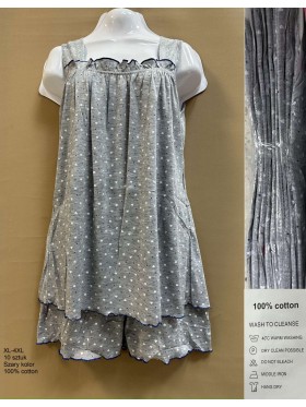 Piżama damskie , size xl-4xl, paczka 10szt,1kolor