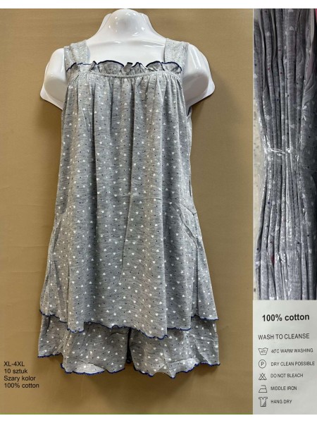 Piżama damskie , size xl-4xl, paczka 10szt,1kolor