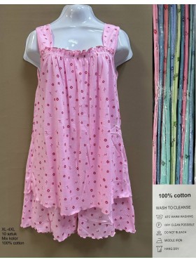 Piżama damskie , size xl-4xl, paczka 10szt,mix kolor