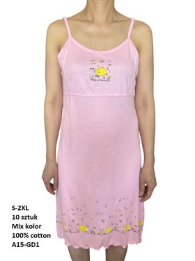 Koszule nocne damskie , size s-2xl, paczka 10szt,mix kolor