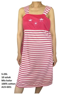 Koszule nocne damskie , size s-2xl, paczka 10szt,mix kolor