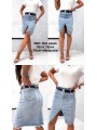Spódnica krótka jeansowa damska ,size xs-xl,paczka 12szt ,